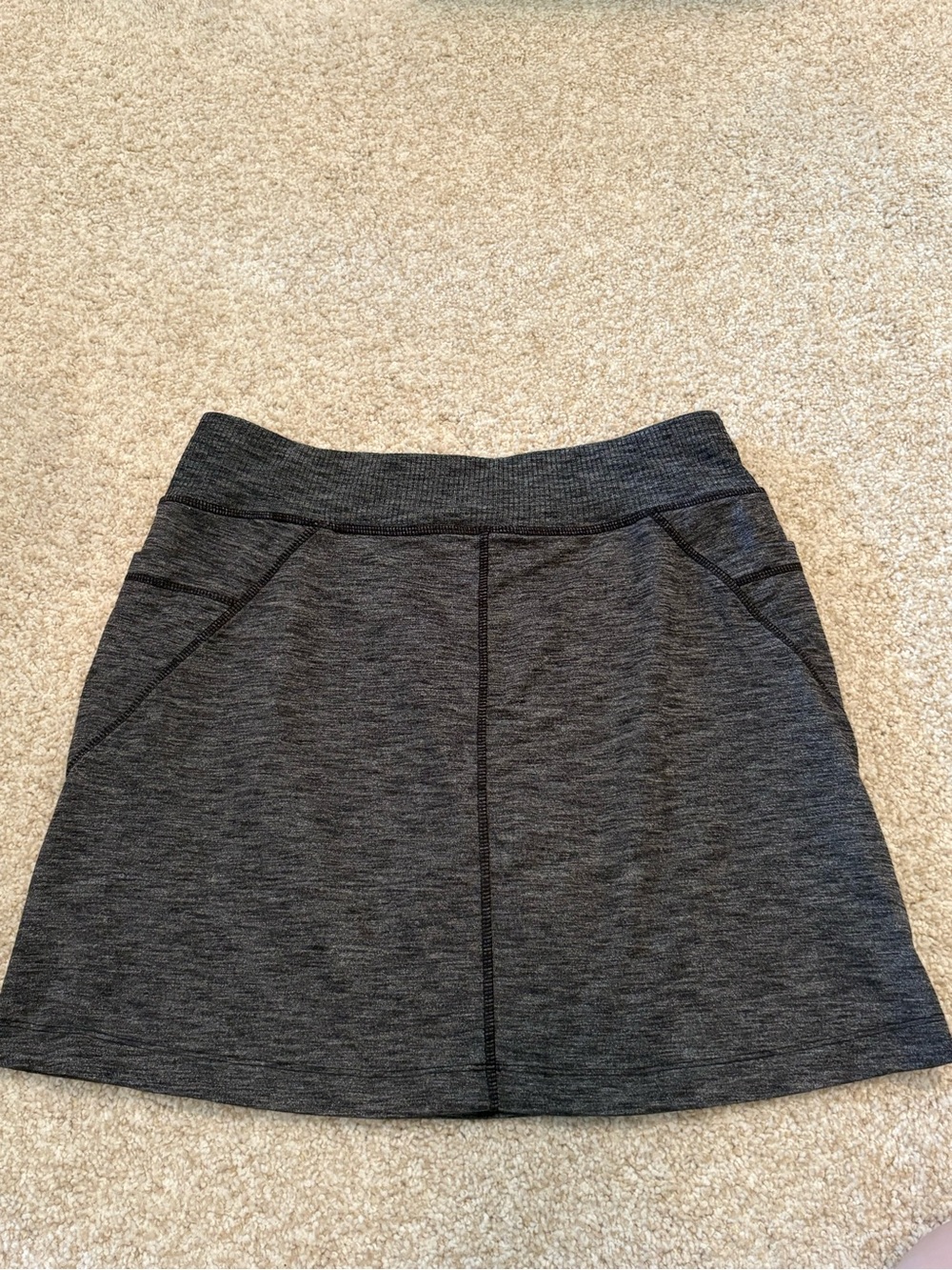 Athleta Charcoal Heather Active Skort - Picture 4 of 4